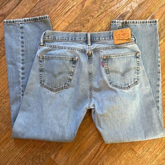 Vintage Levi's 505 Mens Jeans 35 x 32 Perfectly Distressed & Amazing - Picture 3 of 11
